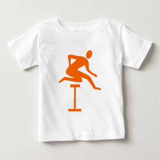 T-shirt Pour Bébé Hurling - Orange (Devant)