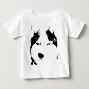 T-shirt Pour Bébé Husky Baby Tootoo One Piece Malamute Husky Robe