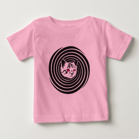 T-shirt Pour Bébé Hypno-Cat (Devant)
