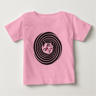 T-shirt Pour Bébé Hypno-Chat