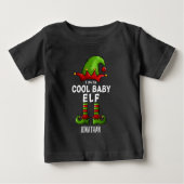 T-shirt Pour Bébé I am The Cool Baby Elf Funny Elf (Devant)