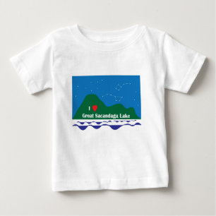 T-shirt Pour Bébé I coeur GSL