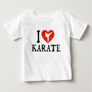 T-shirt Pour Bébé I Heart Karate - Girl