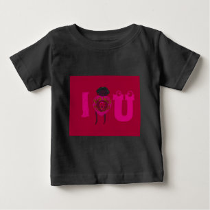T-shirt Pour Bébé I Heart You Nakupenda Sana Heureuse Sainte-Valenti