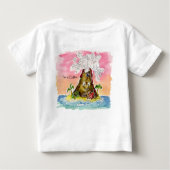 T-shirt Pour Bébé I lave vous (Dos)