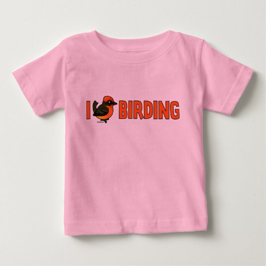 T-shirt Pour Bébé I Love Birding VEFL (Devant)