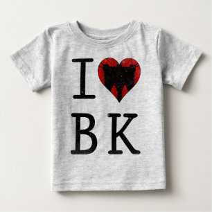 T-shirt Pour Bébé I Love Brooklyn BK NYC