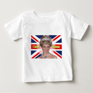 T-shirt Pour Bébé 'I Love Diana' HRH Princess Diana