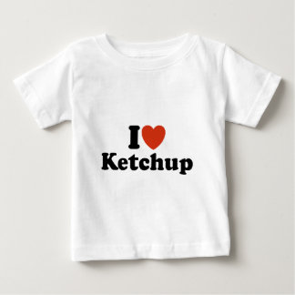 T-shirt Pour Bébé I Love Ketchup