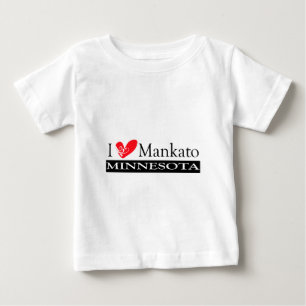 T-shirt Pour Bébé I Love Mankato Minnesota