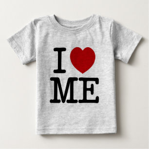 T-shirt Pour Bébé I Love Me Heart Me self estime confiance dignité