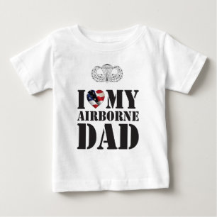 T-SHIRT POUR BÉBÉ I LOVE MY AIRBORNE