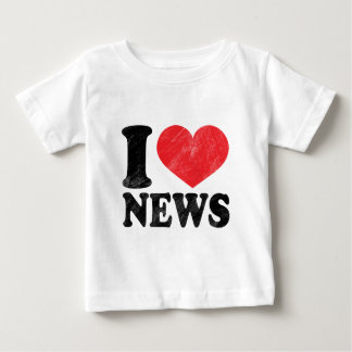 T-shirt Pour Bébé I Love News