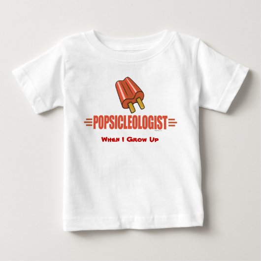 T-shirt Pour Bébé I Love Popsicles (Devant)