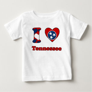 T-shirt Pour Bébé I love Tennessee