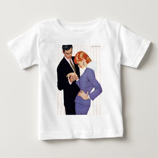 T-shirt Pour Bébé I Love You Mama Girl (Devant)