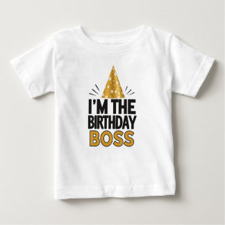 T-shirt Pour Bébé "I’m the Birthday Boss" - T-shirt bébé