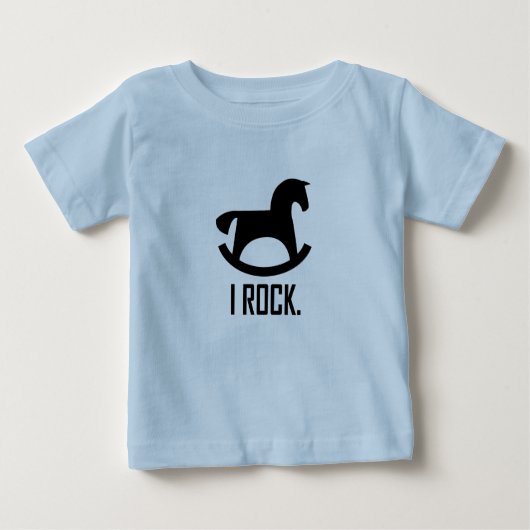 T-shirt Pour Bébé I Rock (Devant)