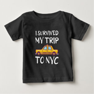 T-shirt Pour Bébé I Survived My Trip To NYC