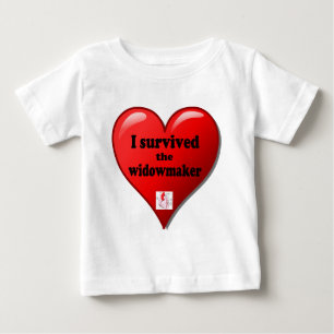 T-shirt Pour Bébé I Survived the widowmaker
