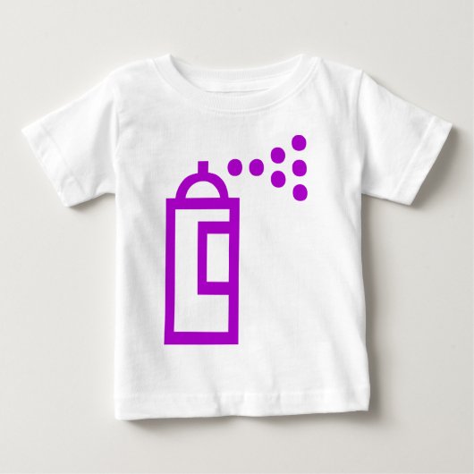 T-shirt Pour Bébé Icône Can Spray (Devant)