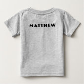 T-shirt Pour Bébé Idéogramme de coq chinois Nouvel An Babsuit (Dos)