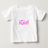 T-shirt Pour Bébé iGirl Onsie (Devant)