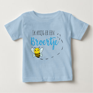 T-shirt Pour Bébé Ik krijg er een broertje bij