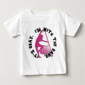 T-shirt Pour Bébé Il est correct, je suis avec la bande