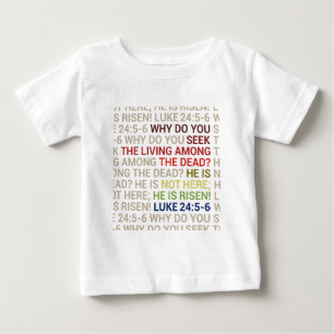 T-shirt Pour Bébé Il est ressuscité
