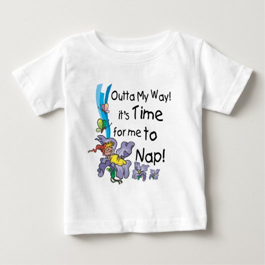 T-shirt Pour Bébé Il est temps de faire une sieste (Devant)