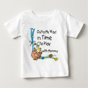 T-shirt Pour Bébé Il est temps de jouer avec maman