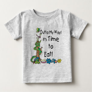 T-shirt Pour Bébé Il est temps de manger