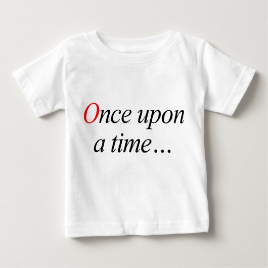 T-shirt Pour Bébé Il était une fois (Devant)