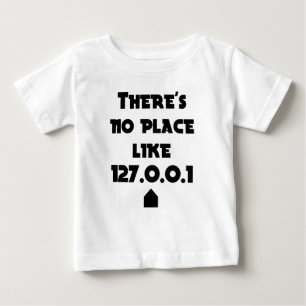 T-shirt Pour Bébé Il n'y a aucun endroit comme la maison