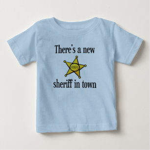 T-shirt Pour Bébé Il y a un nouveau shérif en ville