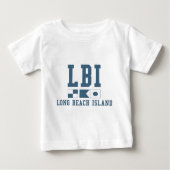 T-shirt Pour Bébé Île de Long Beach (Devant)