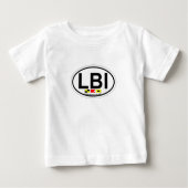 T-shirt Pour Bébé Île de Long Beach (Devant)