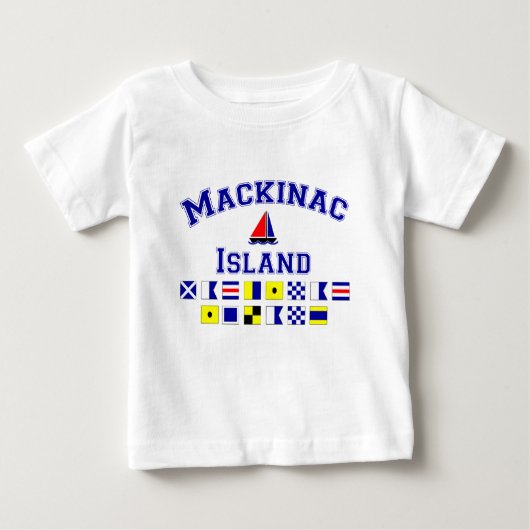T-shirt Pour Bébé Île de Mackinac (Devant)