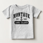 T-shirt Pour Bébé Île Montauk Long (Devant)