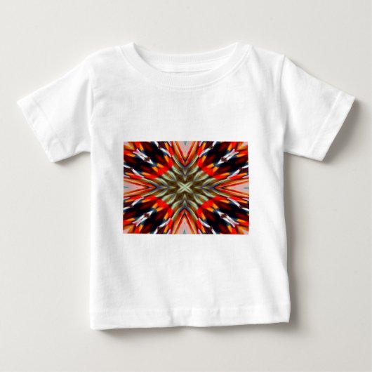 T-shirt Pour Bébé Illusion psychédélique Abstraite (Devant)