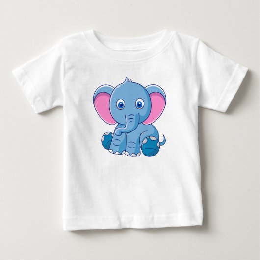 T-shirt Pour Bébé Illustration animalière (Devant)