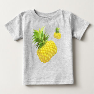T-shirt Pour Bébé Illustration d'ananas