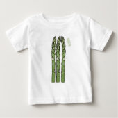 T-shirt Pour Bébé Illustration d'Asparagus (Devant)