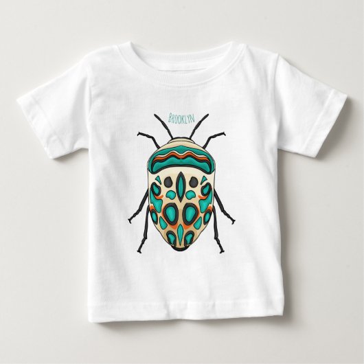 T-shirt Pour Bébé Illustration de bug Picasso (Devant)