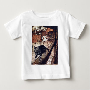 T-shirt Pour Bébé Illustration de Castle Cat Rackham