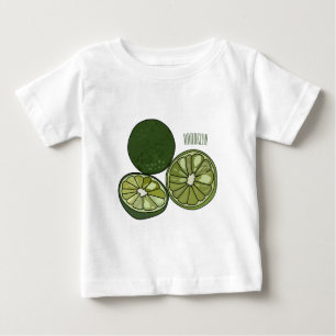 T-shirt Pour Bébé Illustration de chaux Kaffir