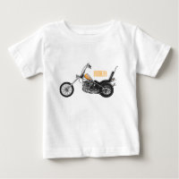 Illustration de Chopper Motorcycle 1950