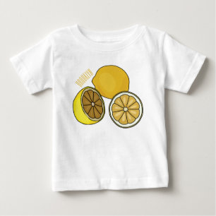 T-shirt Pour Bébé Illustration de citron