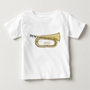 T-shirt Pour Bébé Illustration de dessin animé Bugle